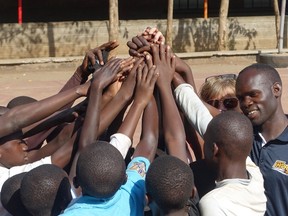 Nancy Grew joins the St. Catherine/Kingston basketball team to ready themselves for competition in a tournament in Kisumu, Kenya.
John Geddes