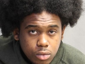 Dondre Jamari Hibbert, 20, faces 15 charges in a Toronto Police human trafficking investigation.
