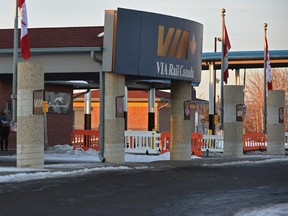 The Greyhound station is in the VIA Rail building in Edmonton, Wednesday, January 25, 2017. Ed Kaiser/Postmedia