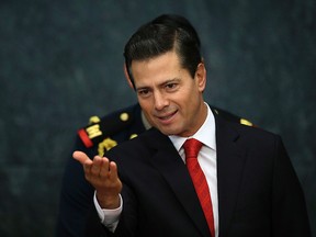 Mexico's President Enrique Pena Nieto has decided to cancel his meeting with U.S. President Donald Trump hours after Trump tweeted early Thursday morning the meeting should be cancelled if Mexico won’t pay for a border wall. (AP Photo/Marco Ugarte)
