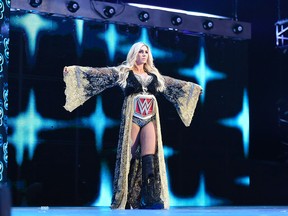 WWE Raw Women's champion Charlotte, the daughter of wrestling legend Ric Flair. (Courtesy of World Wrestling Entertainment)