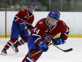 Cole Edwards scored the game-winning goal at 12:48 of the third period as the Kingston Voyageurs came back from a 3-0 deficit to beat the Markham Royals 4-3 in an Ontario Junior Hockey League game Friday night in Markham.