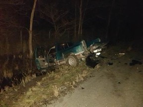 Stolen truck leaves trail of damage