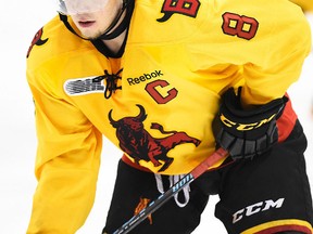 Former Belleville Bulls captain Brett Welychka is playing for Team Canada at the 2017 World University Games which open this weekend in Kazakhstan. (Aaron Bell/OHL Images)