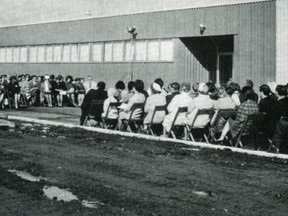 Official opening of Loyalist College, October 19th, 1968 (Pioneer Building).
