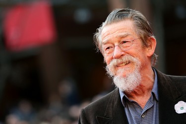 John Hurt appears On The Red Carpet during The 8th Rome Film Festival at Auditorium Parco Della Musica on November 9, 2013 in Rome, Italy.  (Photo by Vittorio Zunino Celotto/Getty Images)