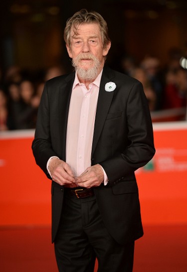 Actor John Hurt attends 'Snowpiercer' Premiere during The 8th Rome Film Festival at  Auditorium Parco Della Musica on November 8, 2013 in Rome, Italy.  (Photo by Tullio M. Puglia/Getty Images)