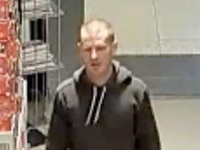 Toronto Police released this image on Saturday, Jan. 28, 2016 of a man sought in an upskirt voyeurism investigation at Yonge Eglinton Centre on Jan. 10.