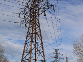 Hydro towers. (Toronto Sun files)