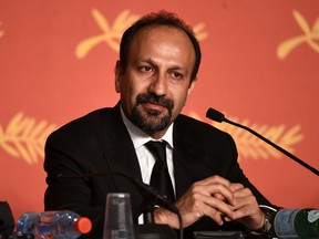 Scriptwriter Asghar Farhadi, winner of the award for Best Script for the movie "The Salesman", attends the Palme D'Or Winner Press Conference during the 69th annual Cannes Film Festival at the Palais des Festivals on May 22, 2016 in Cannes, France. (Photo by Ian Gavan/Getty Images)