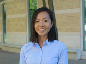 Katie Yao, a Grade 12 student at Lo-Ellen, has been shortlisted for a prestigious Loran scholarship. (Photo supplied)