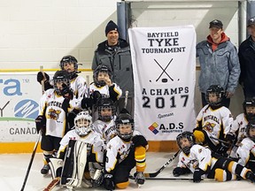 The Walkom's valu-mart Tyke 1 Meteors finished 3-0 to capture the BCH tournament championship. SUBMITTED