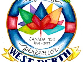 West Perth Canada 150 logo