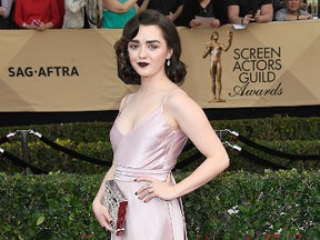 Actor Maisie Williams attends The 23rd Annual Screen Actors Guild Awards at The Shrine Auditorium on January 29, 2017 in Los Angeles, California. 26592_008 (Photo by Frazer Harrison/Getty Images)
