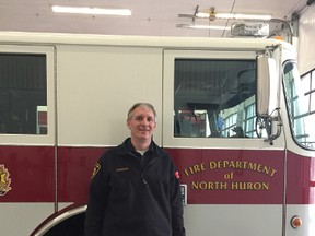 David Sparling has worked as a fire fighter in Blyth for the past 25 years and was fire chief for the past three and a half years. (Contributed photo)