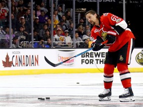 Senators captain Erik Karlsson could become the first defenceman since Denis Potvin to lead his team in scoring four consecutive years. (Getty Images)