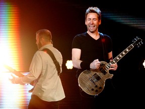 Alberta native Chad Kroeger lead vocalist and guitarist for Nickelback smiles as he performs at Rexall Place on Friday March 13, 2015. Postmedia