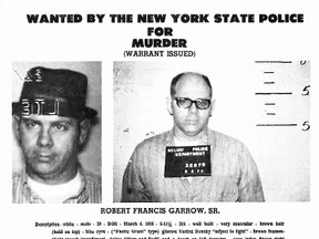 This dated poster was issued by cops in New York. Serial killer Robert  Garrow was eventually captured in one of the biggest manhunts in New York history. (HANDOUT)