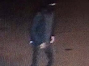 The suspect was seen leaving the Liquor Cabinet on Main Street and heading towards 6th Avenue. | RCMP photo