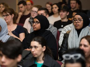 A panel discussion on how racism and Islamophobia have informed responses to the on-going refugee crisis, was held at MacEwan University in Edmonton, Wednesday Feb. 1, 2017. David Bloom/Postmedia