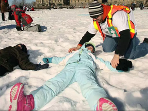 Snow angel volunteers are needed for saturday's Guinness world record attempt.