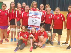 The Lucknow Central Public School girls' volleyball team claimed the Regional Volleyball Tournament for the first time in 10 years on Jan. 23, 2017.