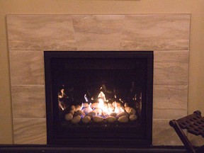"The Bentley" gas fireplace at My Fireplace in London, Ont. on Friday December 16, 2016. Derek Ruttan/The London Free Press/Postmedia Network