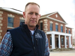 Kevin Webber says Stable Grounds may be the first centre of its kind in Canada for police, paramedics and firefighters battling post-traumatic stress. (MIKE HENSEN, The London Free Press)