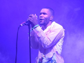 Artist Frank Ocean performs during the 2014 Bonnaroo Music & Arts Festival on June 14, 2014 in Manchester, Tennessee. (Photo by Jason Merritt/Getty Images)