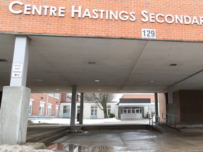 Tim Miller/The Intelligencer
Centre Hastings Secondary School is operating at 55 per cent capacity, a number which one retired educator claims is driving the local school board to consider closing Madoc Township Public School.