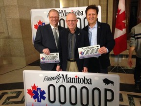 Manitoba paramedics are getting their own specialty licence plates, the Pallister government announced Friday. The new plates will help recognize the efforts of the province’s paramedics and the important work they do, said Crown Services Minister Ron Schuler.