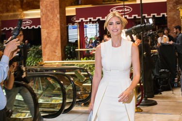 Ivanka Trump arrives to a press event where her father, business mogul Donald Trump, announced his candidacy for the U.S. presidency at Trump Tower on June 16, 2015 in New York City. (Christopher Gregory/Getty Images)
