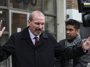 Bob Kinnear reacting to being ousted as head of TTC workers' union in Toronto, Ont. on Friday February 3, 2017. (Craig Robertson/Toronto Sun)