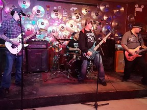 The Murms, a local band who signed on with a Whitecourt-based record label Dead Standing Records, plays a show in Calgary during one of their tours. The band said working with the label, which began in January 2016, has given a boost to their music (Submitted photo).