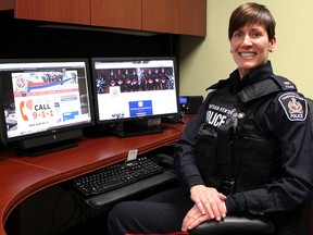 Const. Kelly Helbin is looking forward to working with the public in her new role as the Chatham-Kent Police Service's public information officer on Thursday February 2, 2017 in Chatham, Ont. (Vicki Gough/Chatham Daily News)