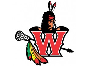 Brantford Warriors junior C lacrosse logo