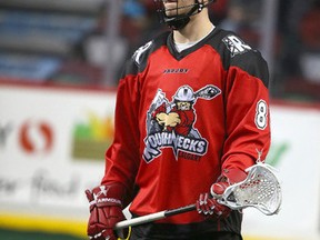 Calgary Roughnecks forward Riley Loewen will face his former Saskatchewan Rush teammates for the first time at Scotiabank Saddledome on Saturday. (File)