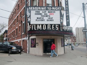 Filmore's Hotel and Gentlemen's Club. (Mark Tarnovetsky/Toronto Sun)