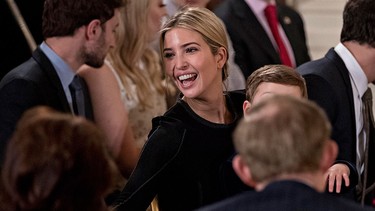 Ivanka Trump attends a swearing in ceremony of White House senior staff in the East Room of the White House on Jan. 22, 2017 in Washington, D.C.  (Andrew Harrer-Pool/Getty Images)