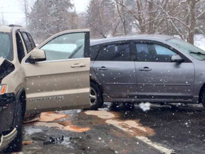 Emergency crews responded to a series of collisions across the city Sunday.