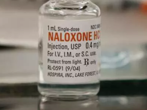 Naloxone blocks or reverse the effects of opioids on the brain. JACK BOLAND /POSTMEDIA
