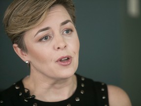 Conservative Party leadership candidate Kellie Leitch in Montreal on Jan. 12, 2017, during interview with Richard Warnica of Postmedia Network. (Pierre Obendrauf / MONTREAL GAZETTE)