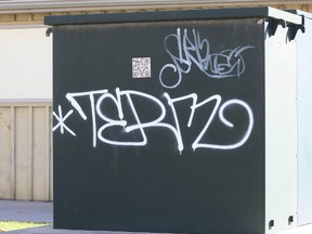 Several properties in Ingersoll were spray painted with graffiti overnight Feb. 2 to 3. (Postmedia Network File Photo)