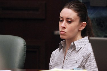 Casey Anthony listens to testimony during her murder trial at the Orange County Courthouse  on June 30, 2011 in Orlando, Fla. (Red Huber-Pool/Getty Images)