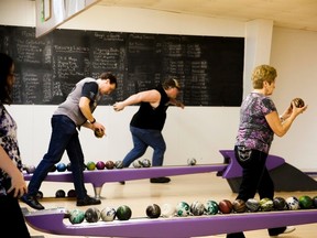 Bowlers from all over the region participate in the Best Ball Tournament, held by Striker Lanes in Vermilion, Alta. Taylor Hermiston/Vermilion Standard/Postmedia Network.