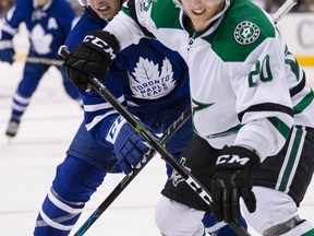 Maple Leafs centre Tyler Bozak (left). (Craig Robertson/Toronto Sun)