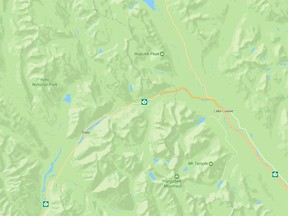 The avalanche shut down the Trans-Canada Highway just inside the British Columbia border in Yoho National Park, west of Lake Louise.