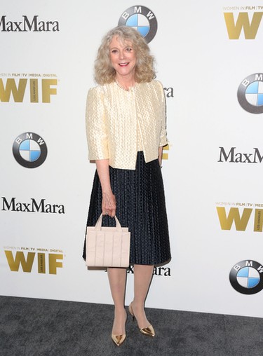 Blythe Danner (74):
Just in case you forgot about genes in all this, Danner — stunning mummy — is proof that beauty runs in families.   (Photo by Frederick M. Brown/Getty Images)