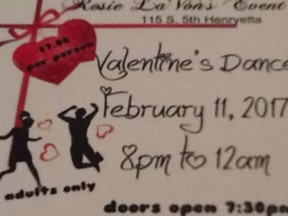 A Valentine's Day dance in Henryetta, Oklahoma has been cancelled thanks to an old city ordinance. (Screengrab)