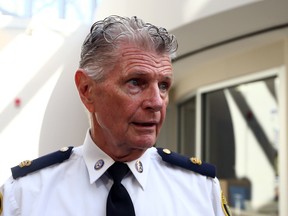 Toronto Police Superintendent Ron Taverner speaks to the media about the recent targeting of teens in shootings in Toronto on Thursday, February 9, 2017. (Dave Abel/Toronto Sun)
